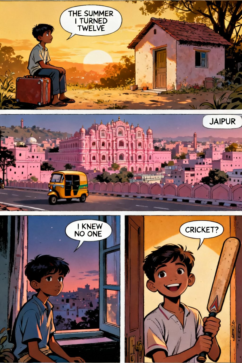 A real comic page generated by SonaraAI